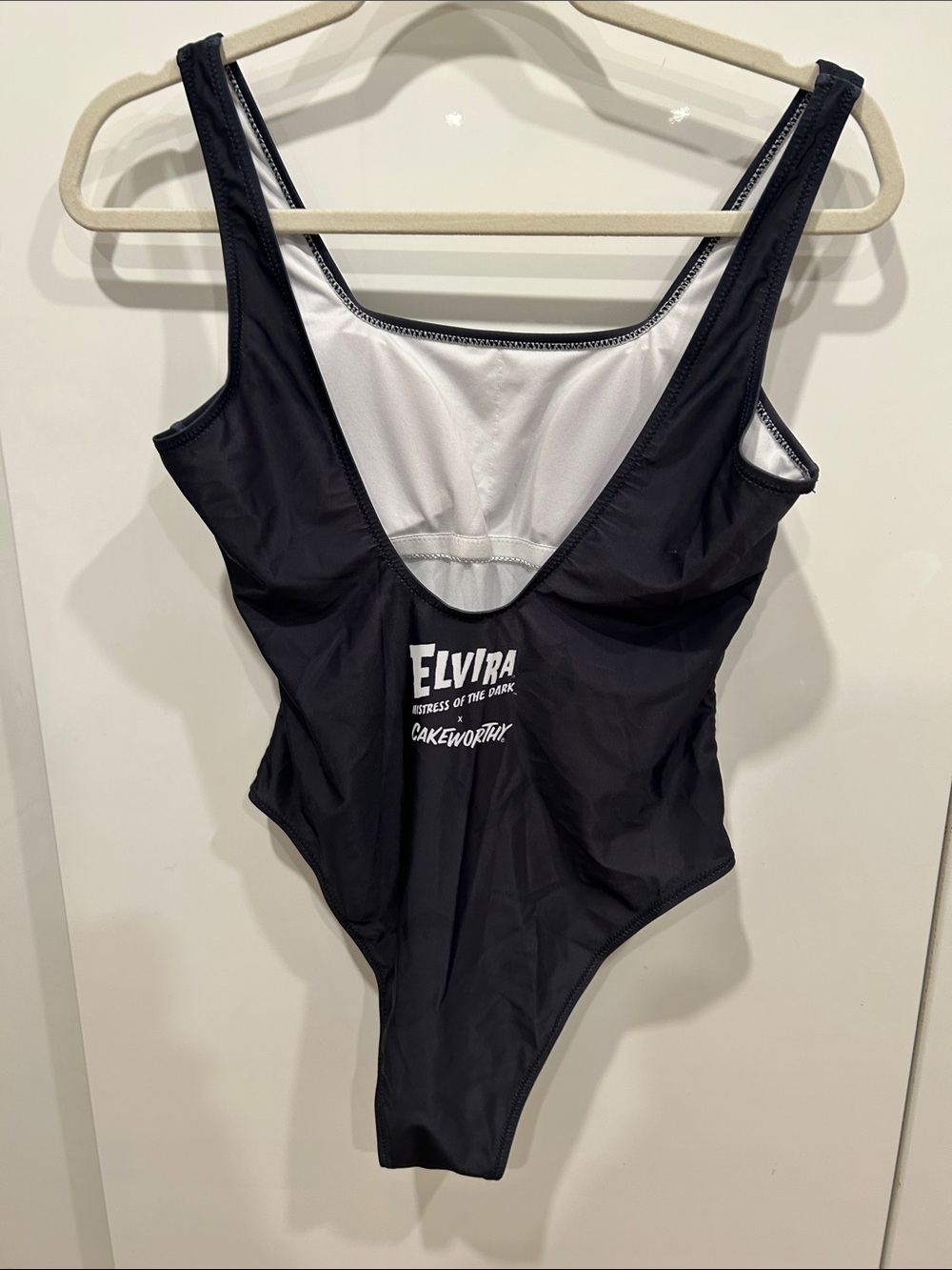 Cakeworthy Elvira Black 'Mistress of the Dark' Women's One-Piece Swimsuit - Picture 4 of 4